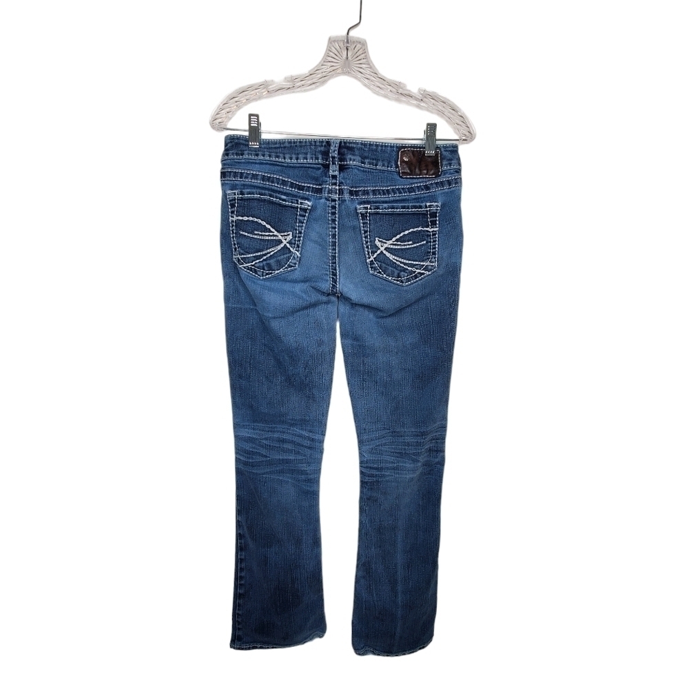 Silver Jeans Women's Aiko Bootcut Jeans Size 27 x 31, Medium Blue Wash - Picture 1 of 8